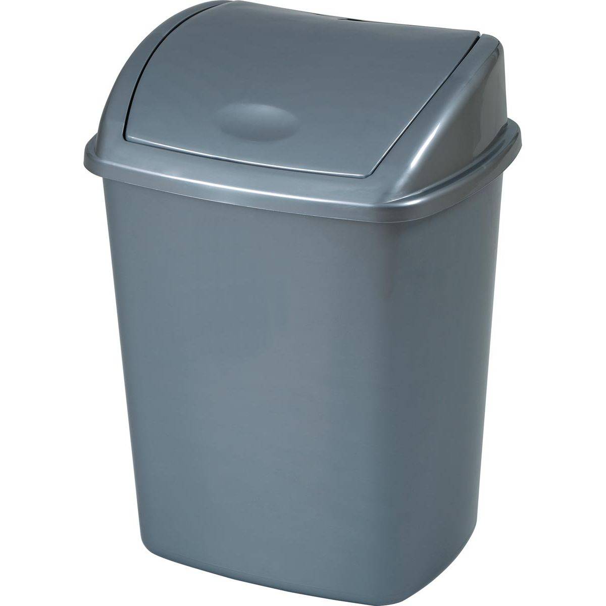 Vepa Bins 8690462068421 Vepa Bins - Vuilbak met swing deksel, 26 l, grijs-0