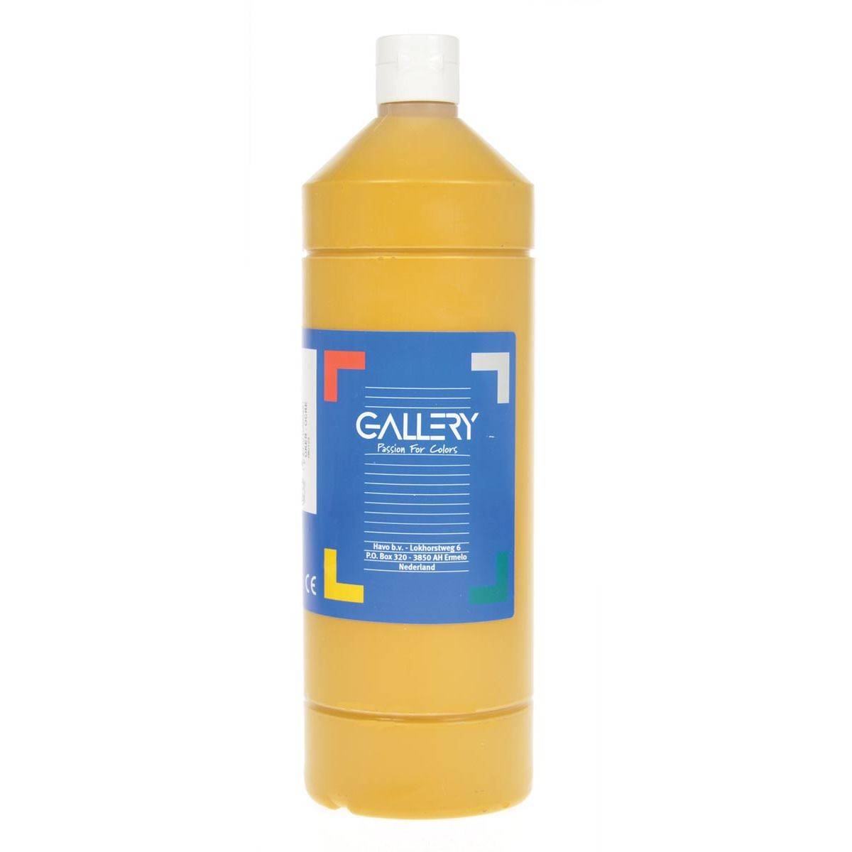 Gallery 5411401004811 Gallery - plakkaatverf, flacon van 1 l, oker-0