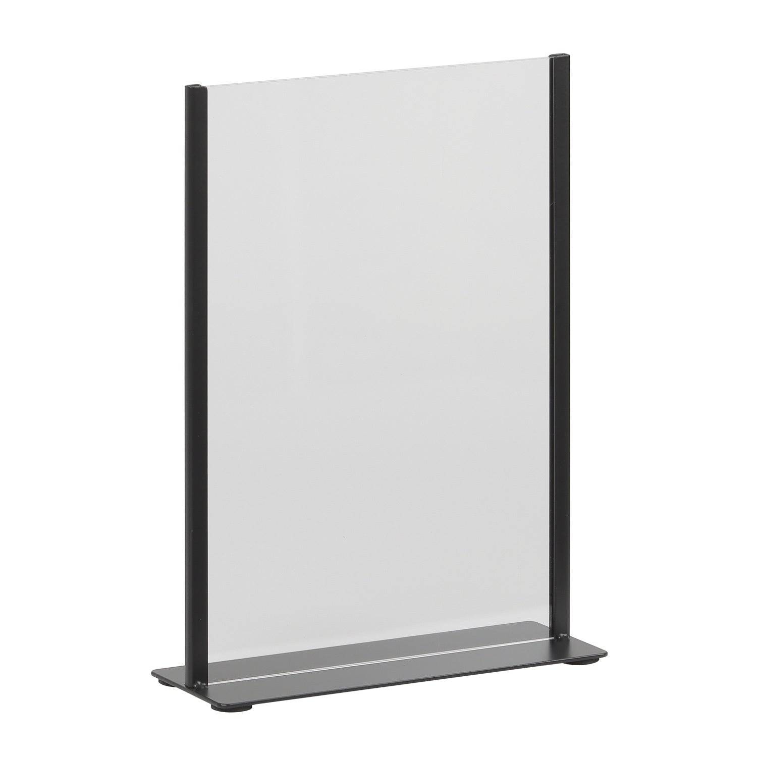 Europel 8713931310255 Europel - Kaarthouder zwart metaal met acryl bord a4-0
