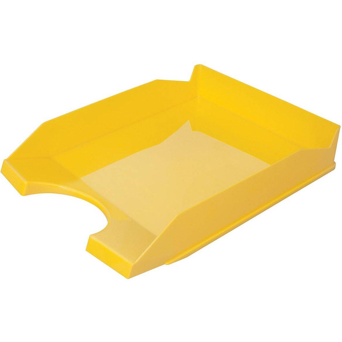 OFFICE products 5901503658598 OFFICE products - brievenbakje, A4, PP, geel-0