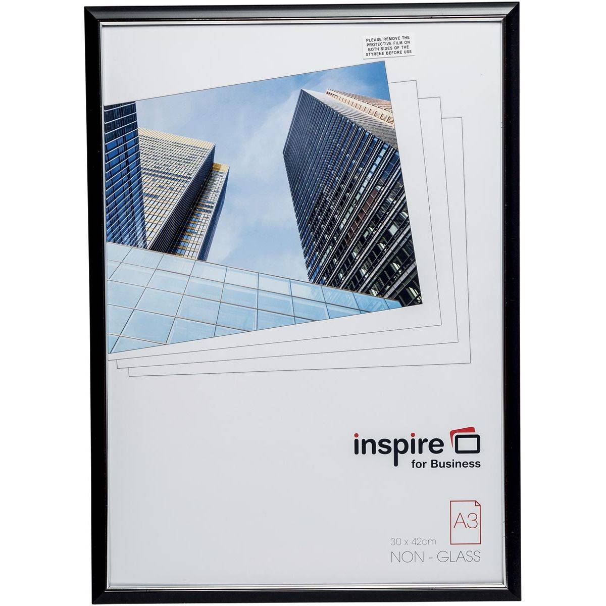 Inspire 5055361806964 Inspire for Business - fotokader Easyloader, zwart, ft A3-0