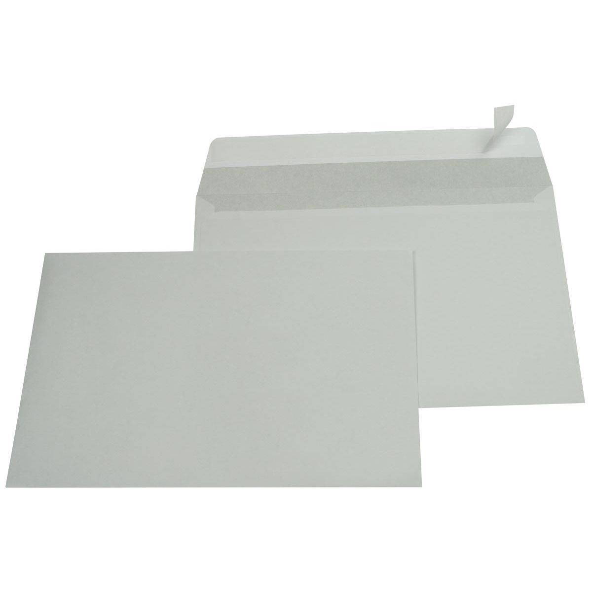 Gallery 5411401170196 Gallery - enveloppen ft 162 x 229 mm, stripsluiting, binnenzijde grijs, doos van 500 stuks-0