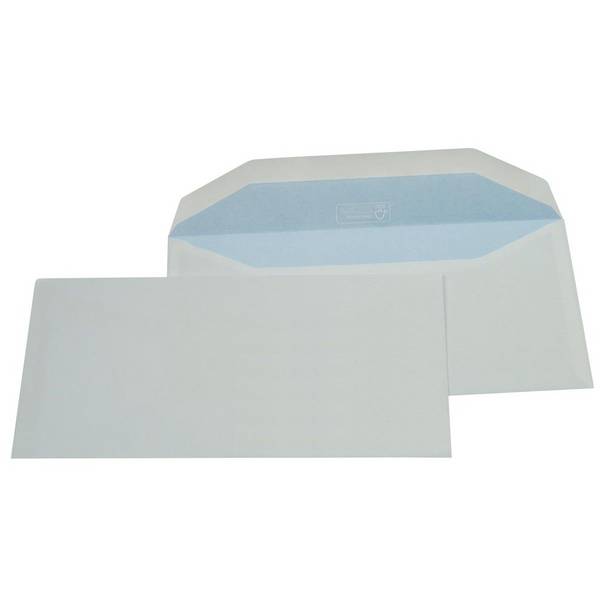 Gallery 5411401170226  Gallery -   enveloppen ft 114 x 229 mm, gegomd, binnenzijde blauw, doos van 500 stuks