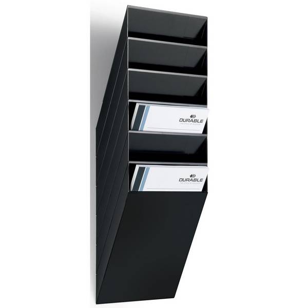 Durable 7318089760061  Durable -  folderhouder Flexiboxx 6 A4, zwart