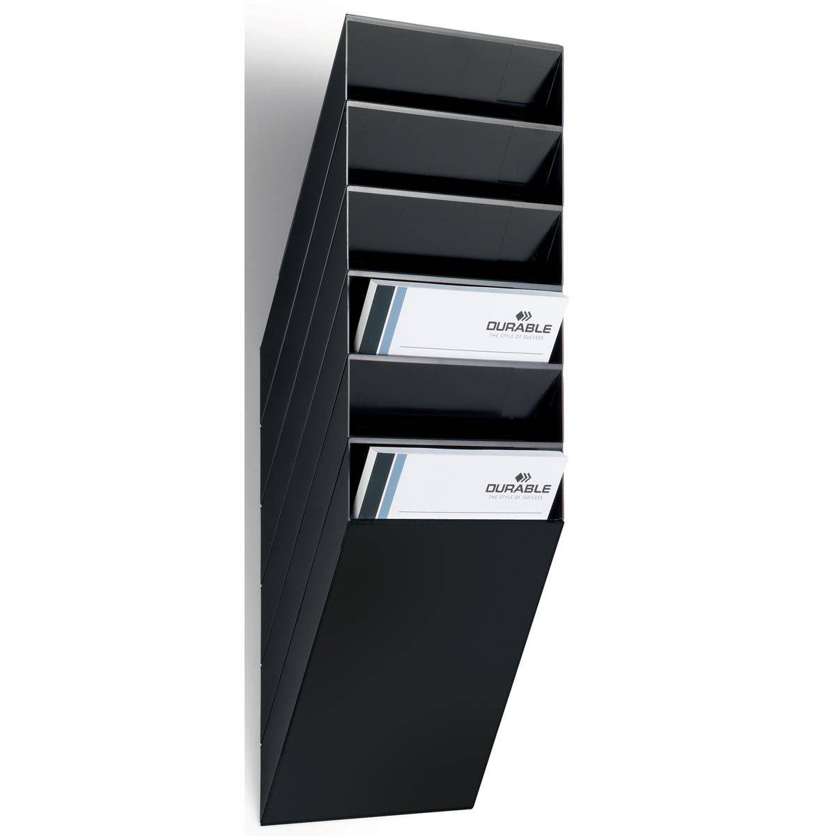 Durable 7318089760061 Durable - folderhouder Flexiboxx 6 A4, zwart-0