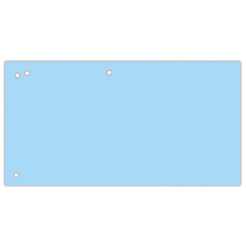 OFFICE products 5901503693193 OFFICE products - verdeelstroken, 240 x 105 mm, pak van 100 stuks, blauw-0