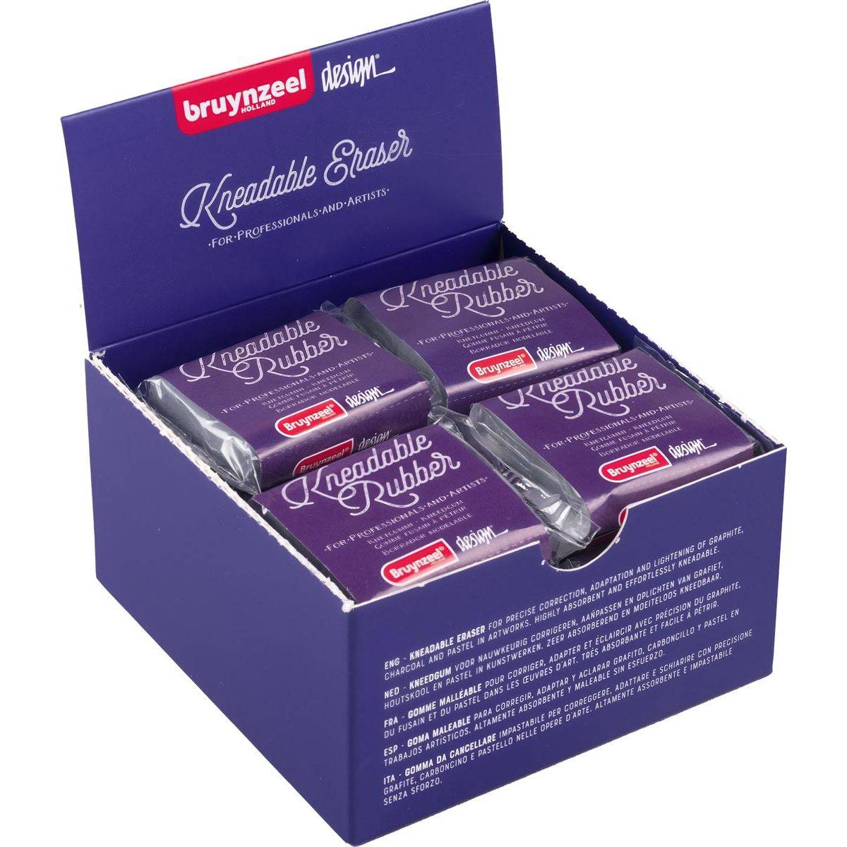 Bruyn ZEEL 8712079538989 Bruynzeel - kneedgum, doos van 22 stuks-0