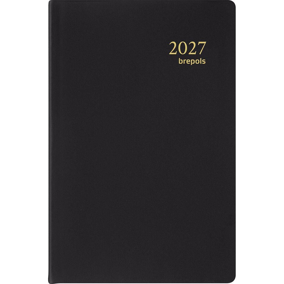 Brepols 5412303149884 Brepols - agenda Delta Seta 6-talig, zwart, 2027-0