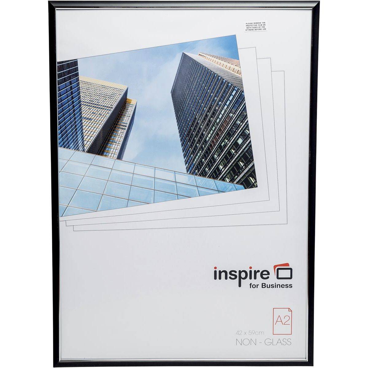 Inspire 5055361806971 Inspire for Business - fotokader Easyloader, zwart, ft A2-0
