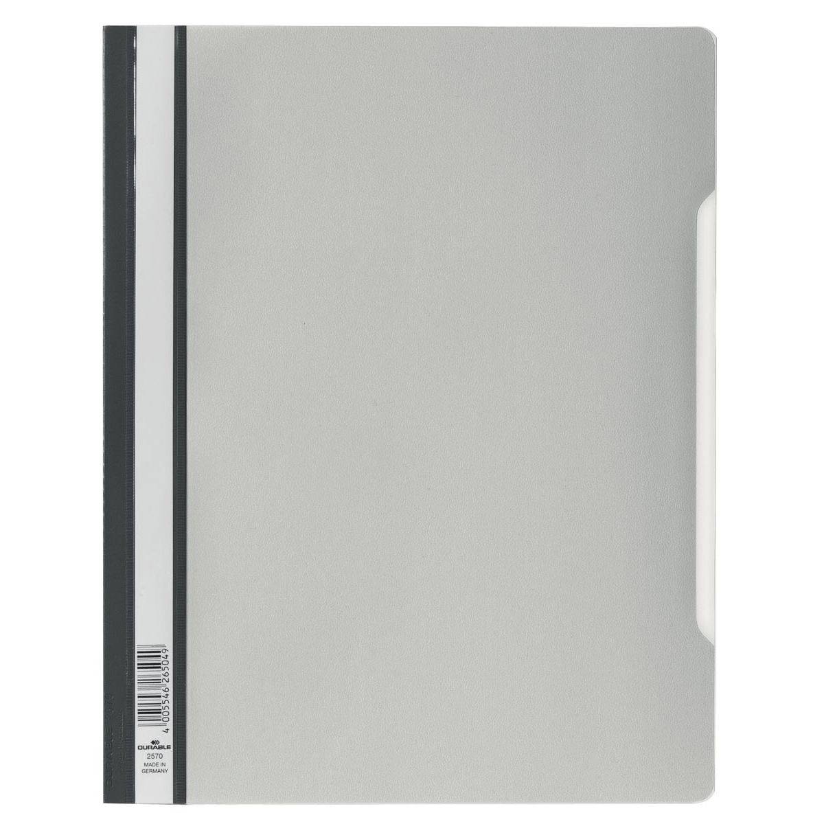 Durable 4005546265070 Durable - snelhechtmap voor showtassen grijs-0