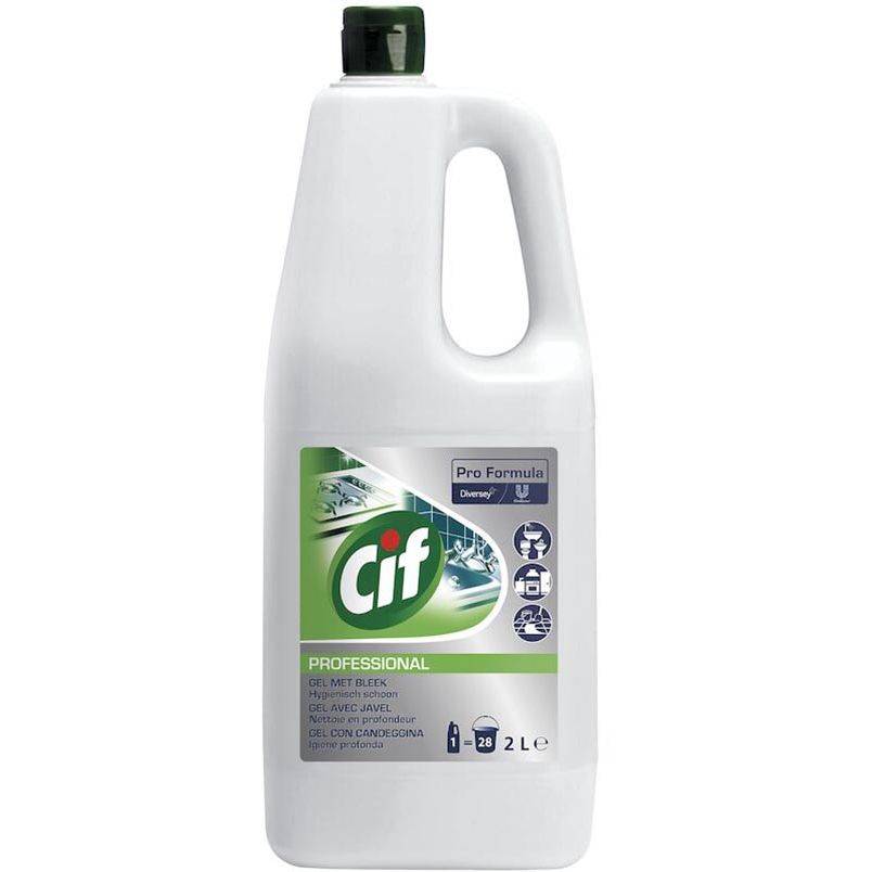 Cif Reingiungsmittel 7615400836215 Cif - Professional allesreiniger met bleekmiddel, fles van 2 l-0