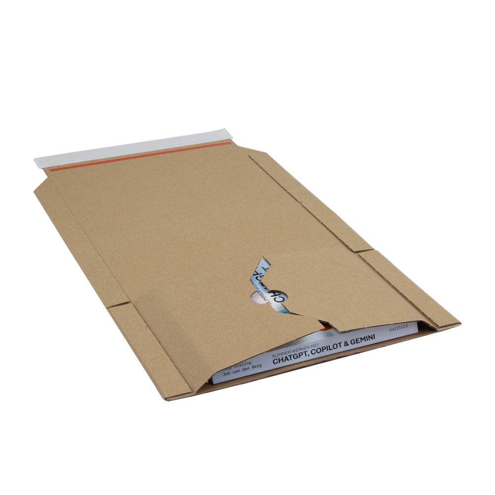 Boekverpakking 325 x 250 x 20-80 mm (a4+) bruin | 25 stuks-0