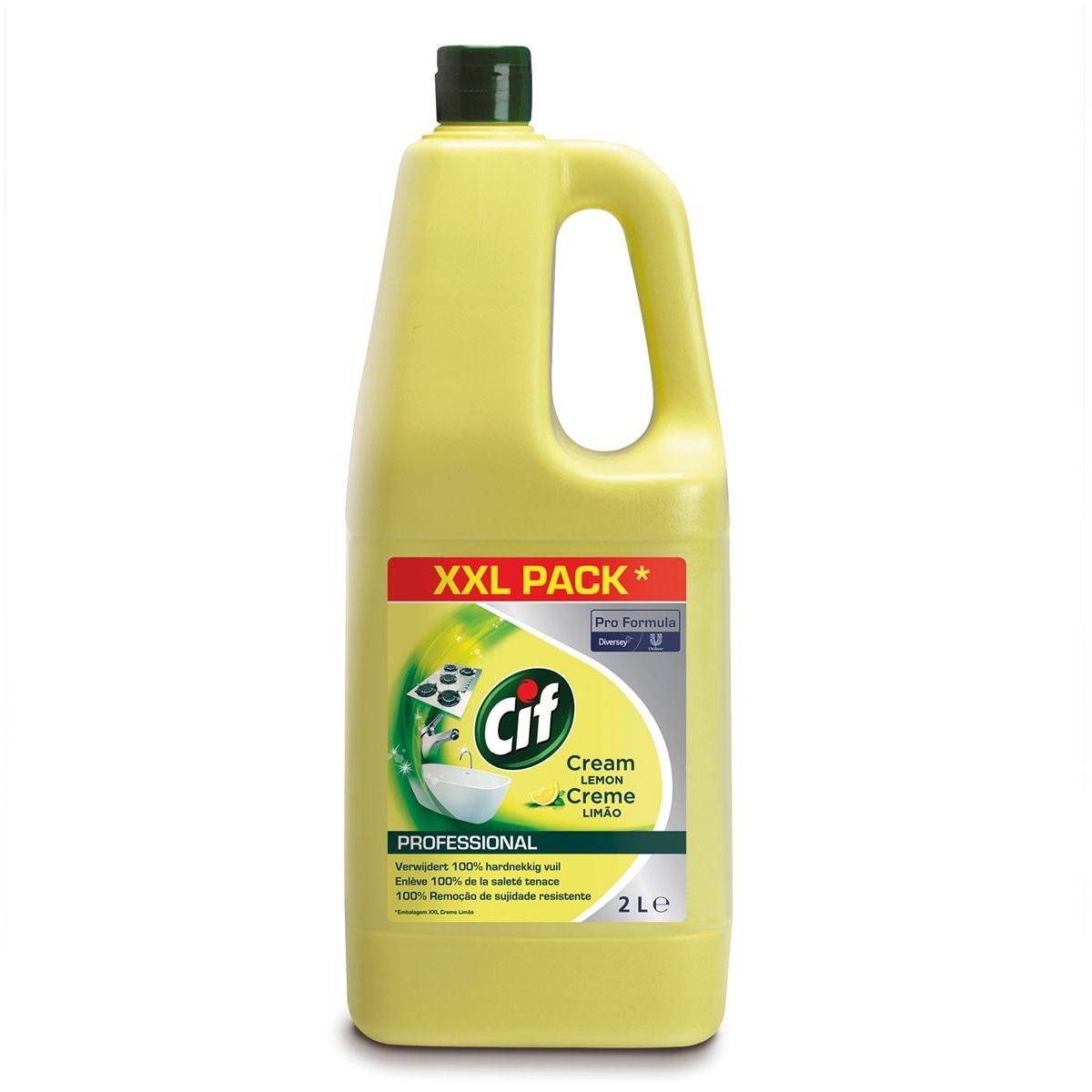 Cif Reingiungsmittel 7615400175291 Cif - schuurcrème citroen, flacon van 2 liter-0