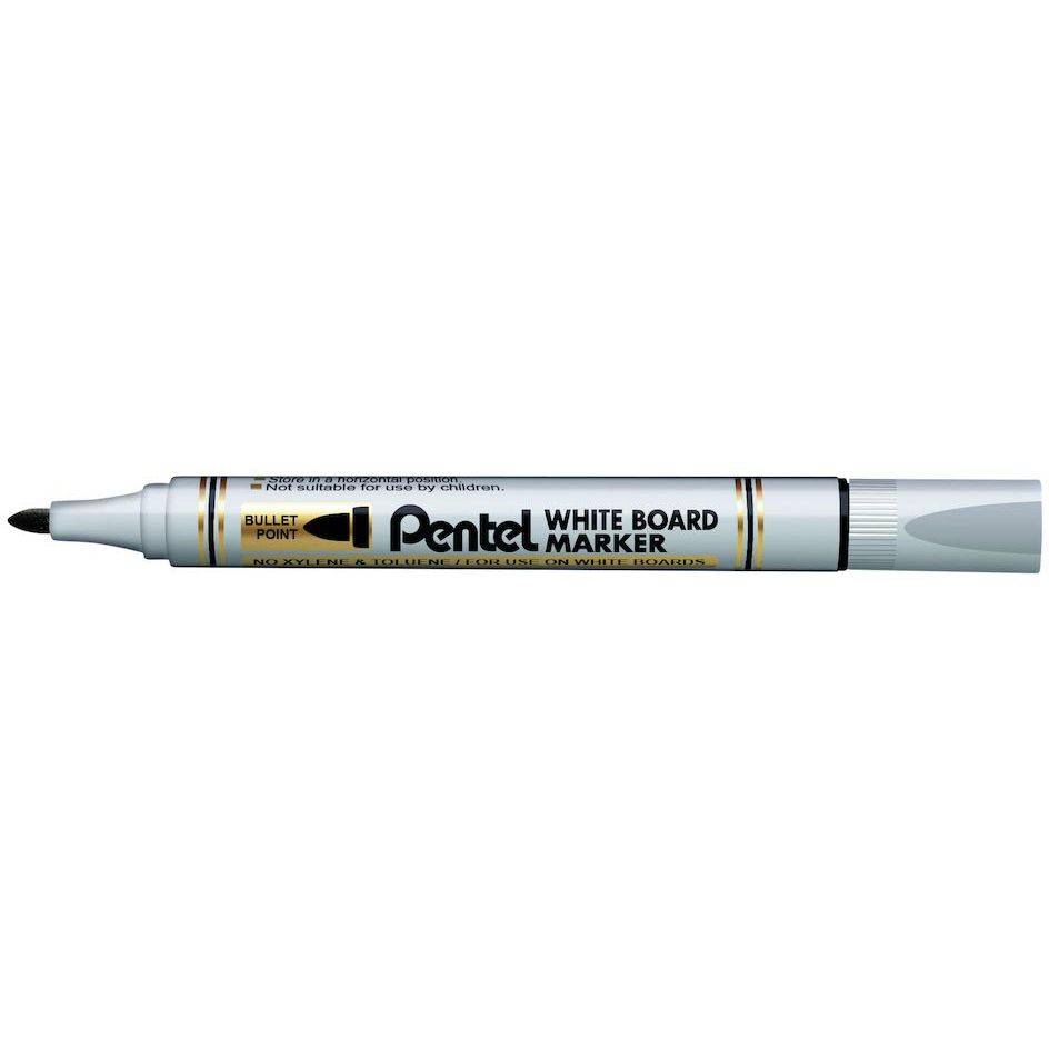 Pentel 4902506074782 Pentel - whiteboardmarker MW85, zwart-0