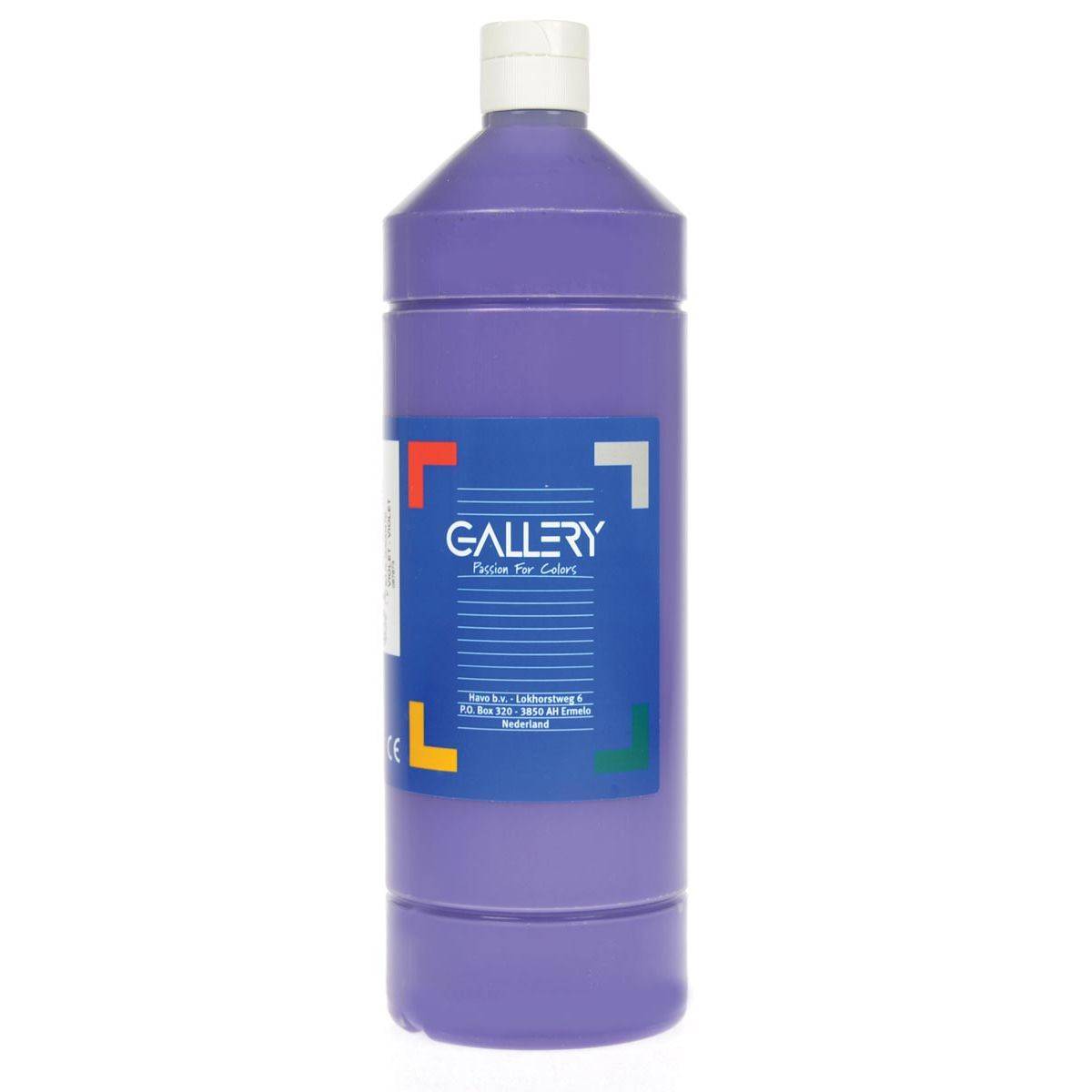 Gallery 5411401004767 Gallery - plakkaatverf, flacon van 1 l, paars-0