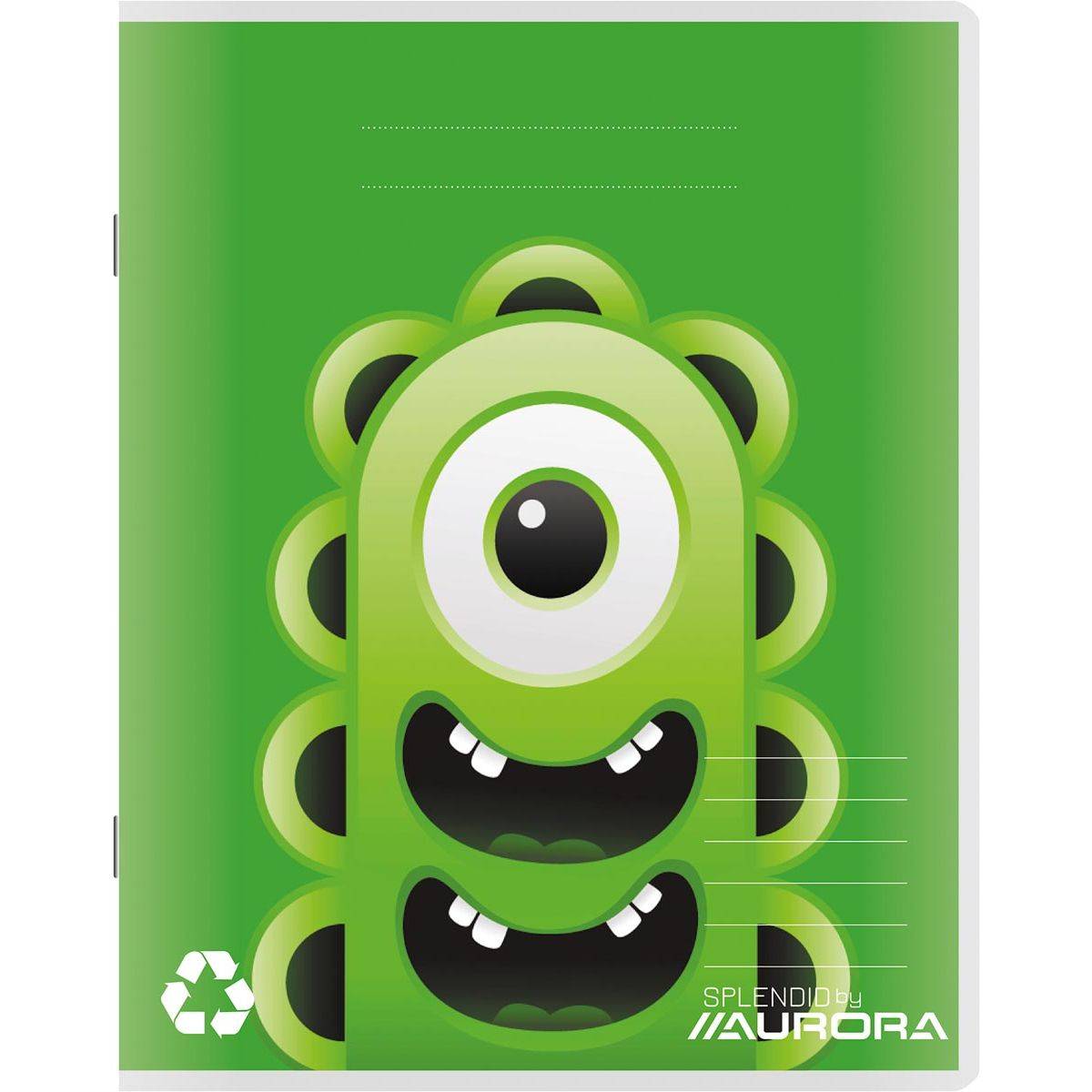 Aurora 5411028010011 Aurora - kladschrift 200 bladzijden, gelijnd-0
