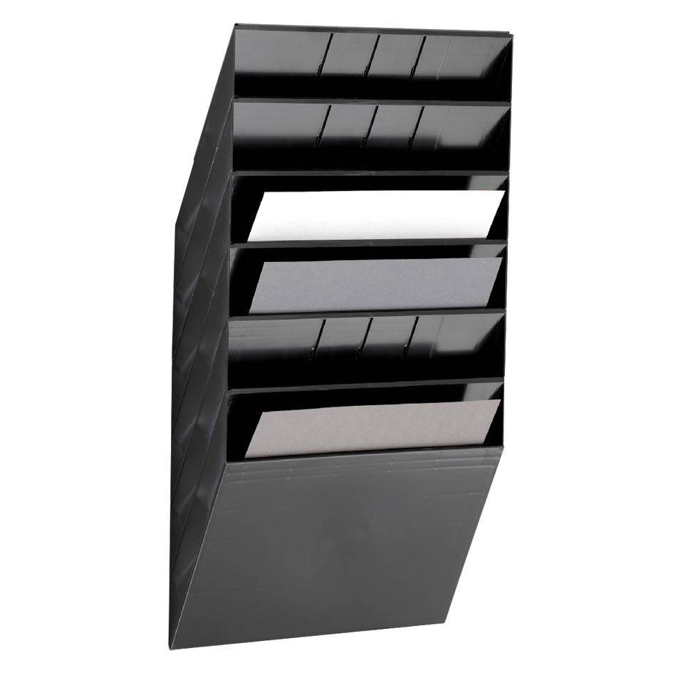 Durable 7318089785064 Durable - folderhouder Flexiboxx 6 A4 Landscape zwart-0