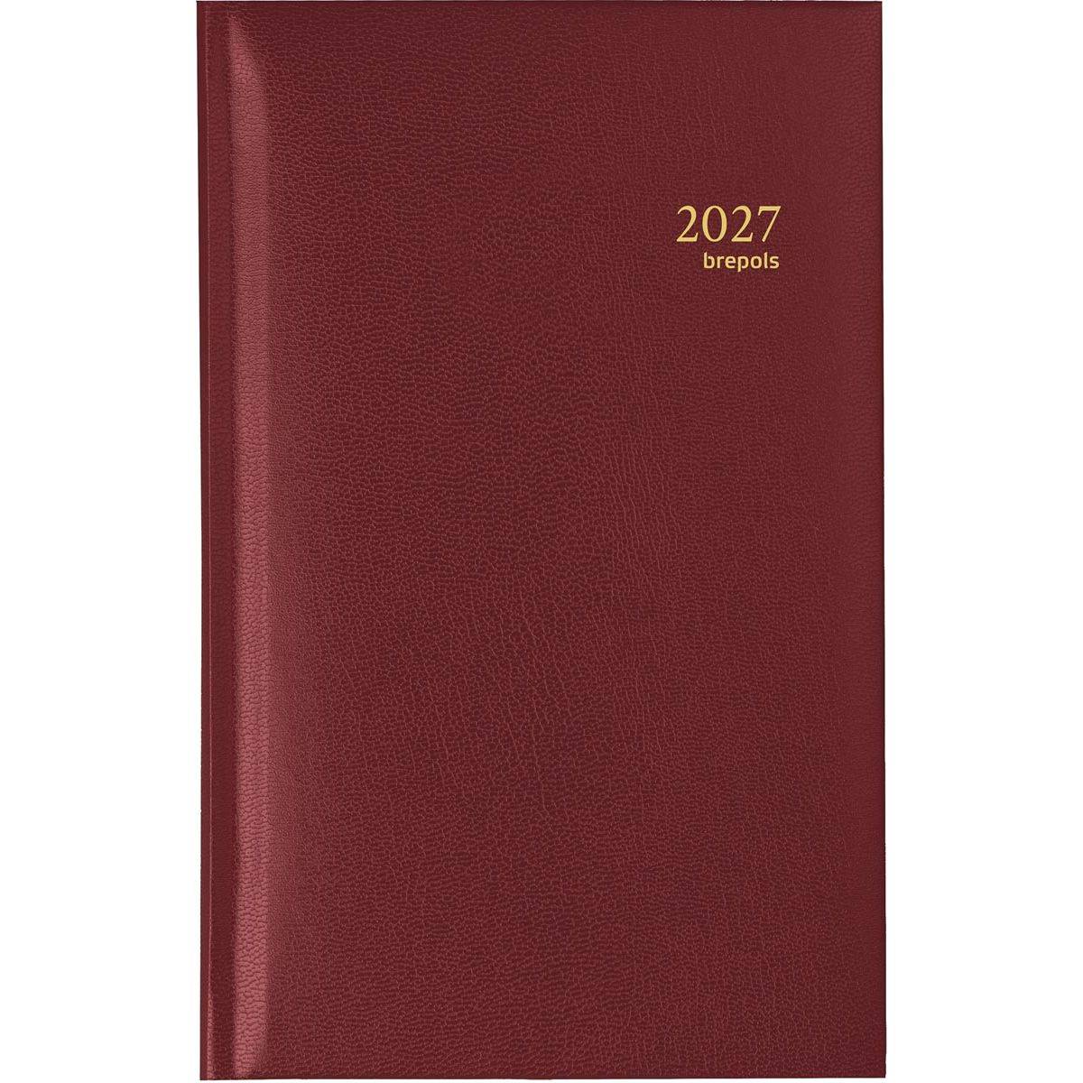 Brepols 5412303009997 Brepols - agenda Interplan Lima 6-talig, bordeaux, 2027-0