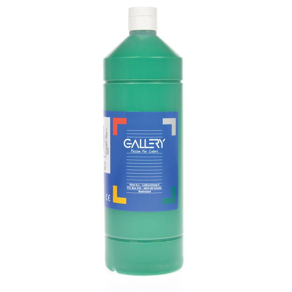 Gallery 5411401004804 Gallery - plakkaatverf, flacon van 1 l, donkergroen-0