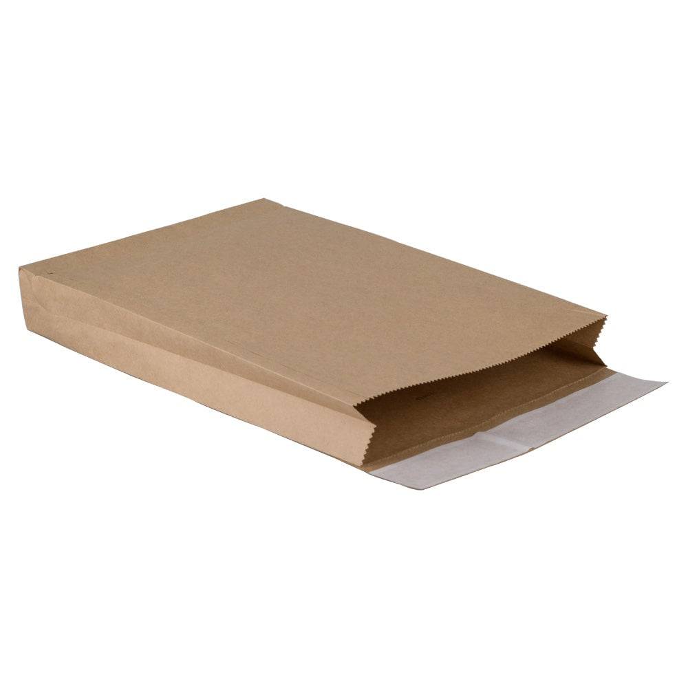 Kraftpapier verzendzakken bruin 300 x 80 x 430 mm 100 gram/m2-0
