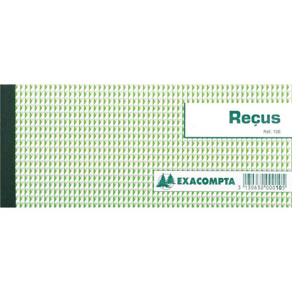 Exacompta 3130630000105 Exacompta - ontvangsten, ft 9 x 13 cm, 50 vel, horizontaal, franstalig-0