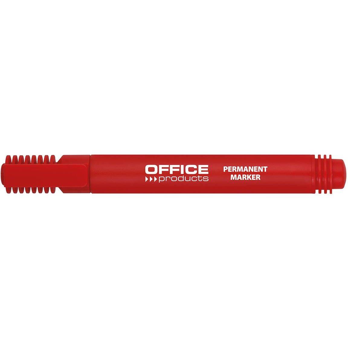 OFFICE products 5901503679982 OFFICE products - permanent marker 1-3 mm, rond, rood-0