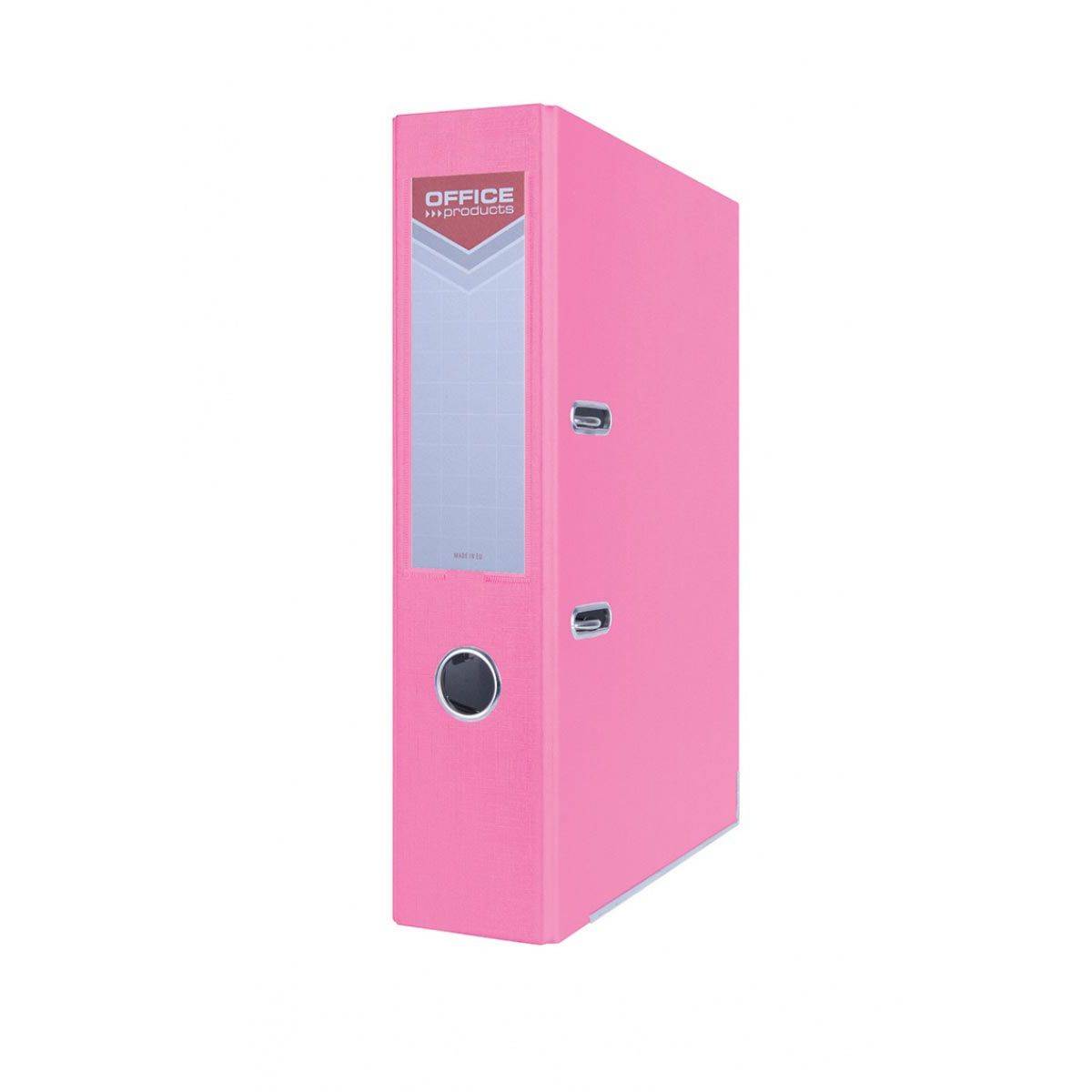 OFFICE products 5901503652381 OFFICE products - ordner, voor A4, uit karton, rug van 7,5 cm, roze-0