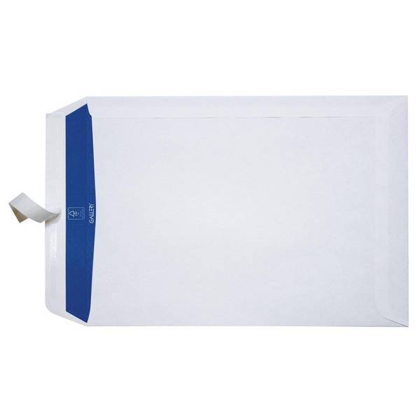Gallery 5411401170424  Gallery -   enveloppen ft 230 x 310 mm, stripsluiting, binnenzijde blauw, doos van 250 stuks