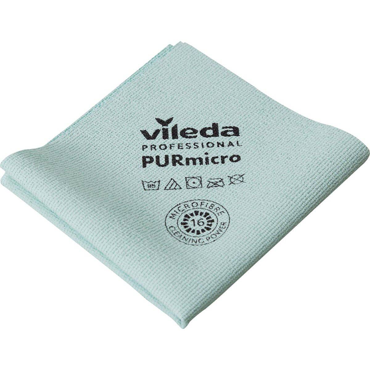 Vileda 4023103243804 Vileda - microvezeldoek Purmicro Active, pak van 5 stuks, groen-0