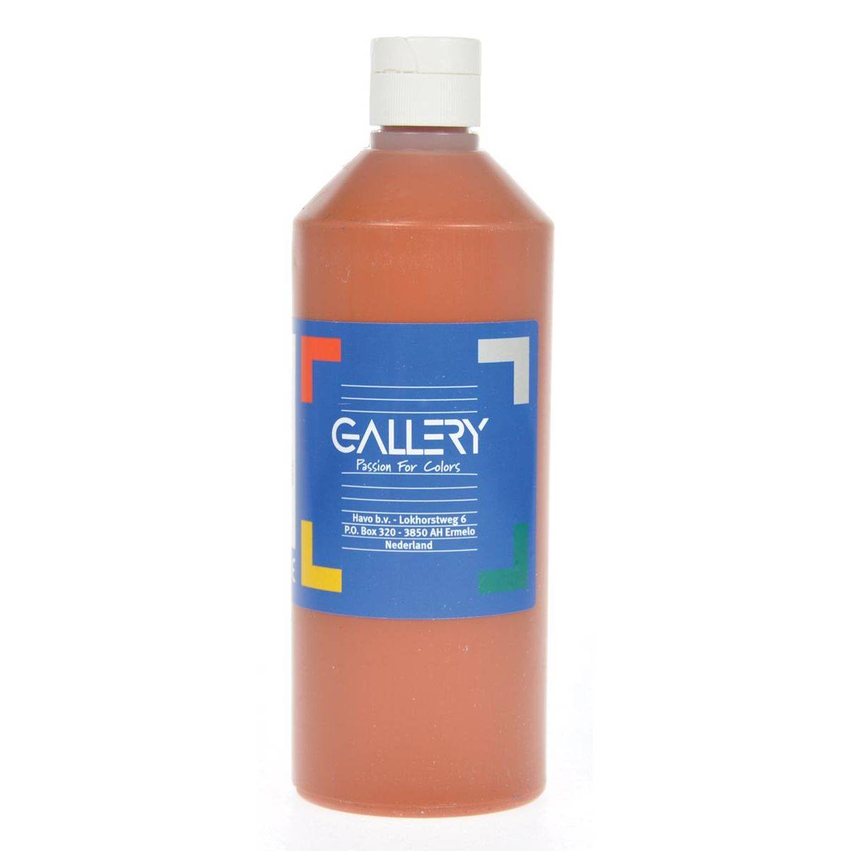 Gallery 5411401006570 Gallery - plakkaatverf, flacon van 500 ml, lichtbruin-0