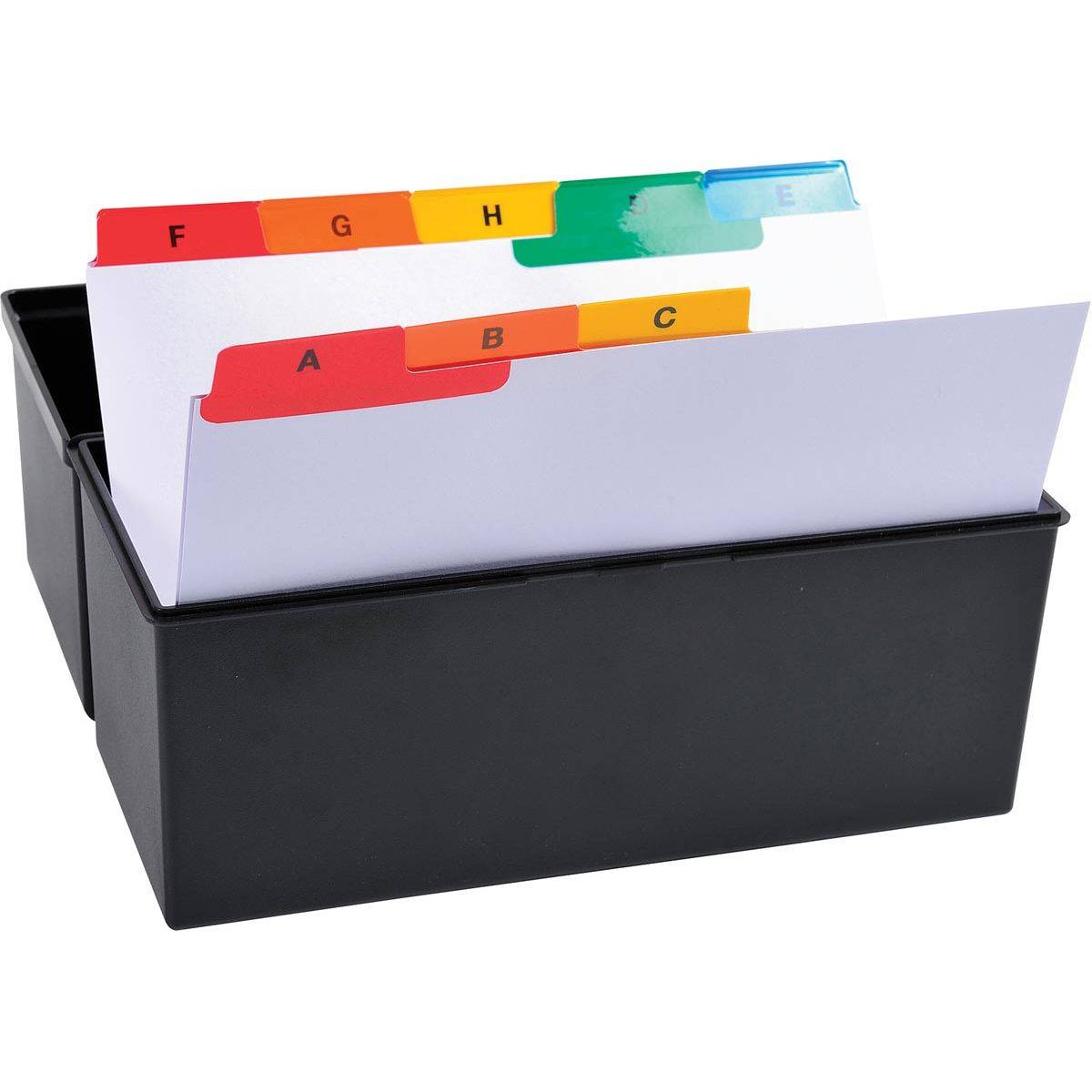 Exacompta 3130630139980 Exacompta - tabbladen voor systeemkaartenbakken, 25 tabs, ft A5-0
