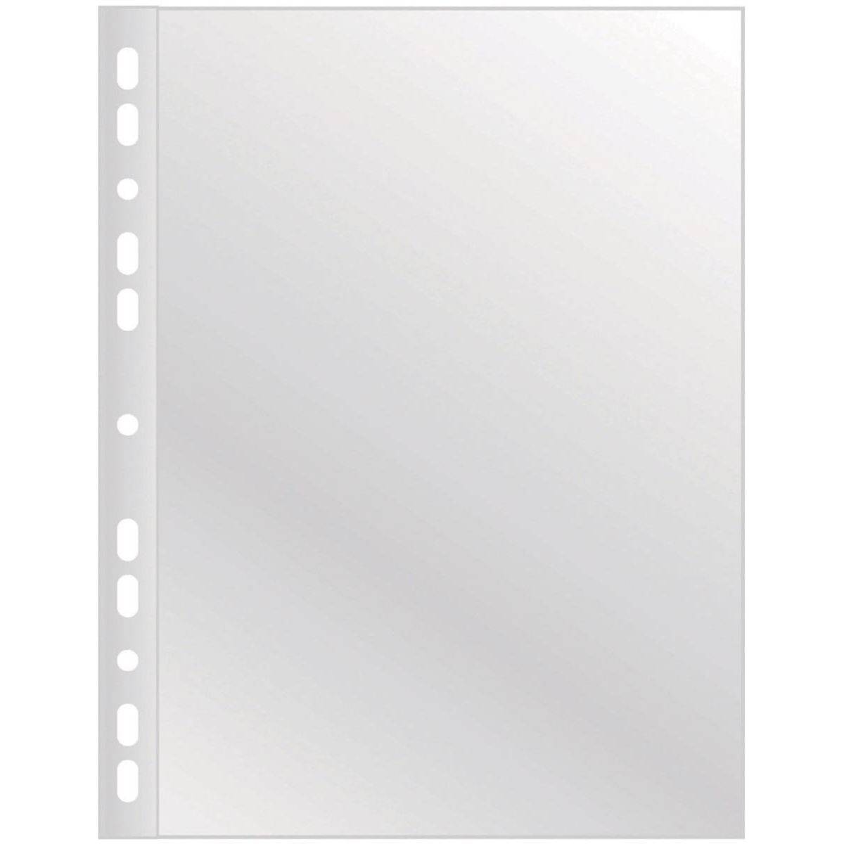 OFFICE products 5901503658994 OFFICE products - geperforeerde showtas, A4, 55 micron, glashelder, doos van 100 stuk-0
