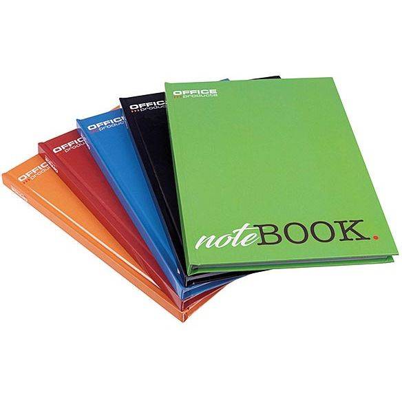 OFFICE products 5901503651001 OFFICE products - schrift met harde kaft, A5, 96 blad, met kantlijn, geruit 5mm-0