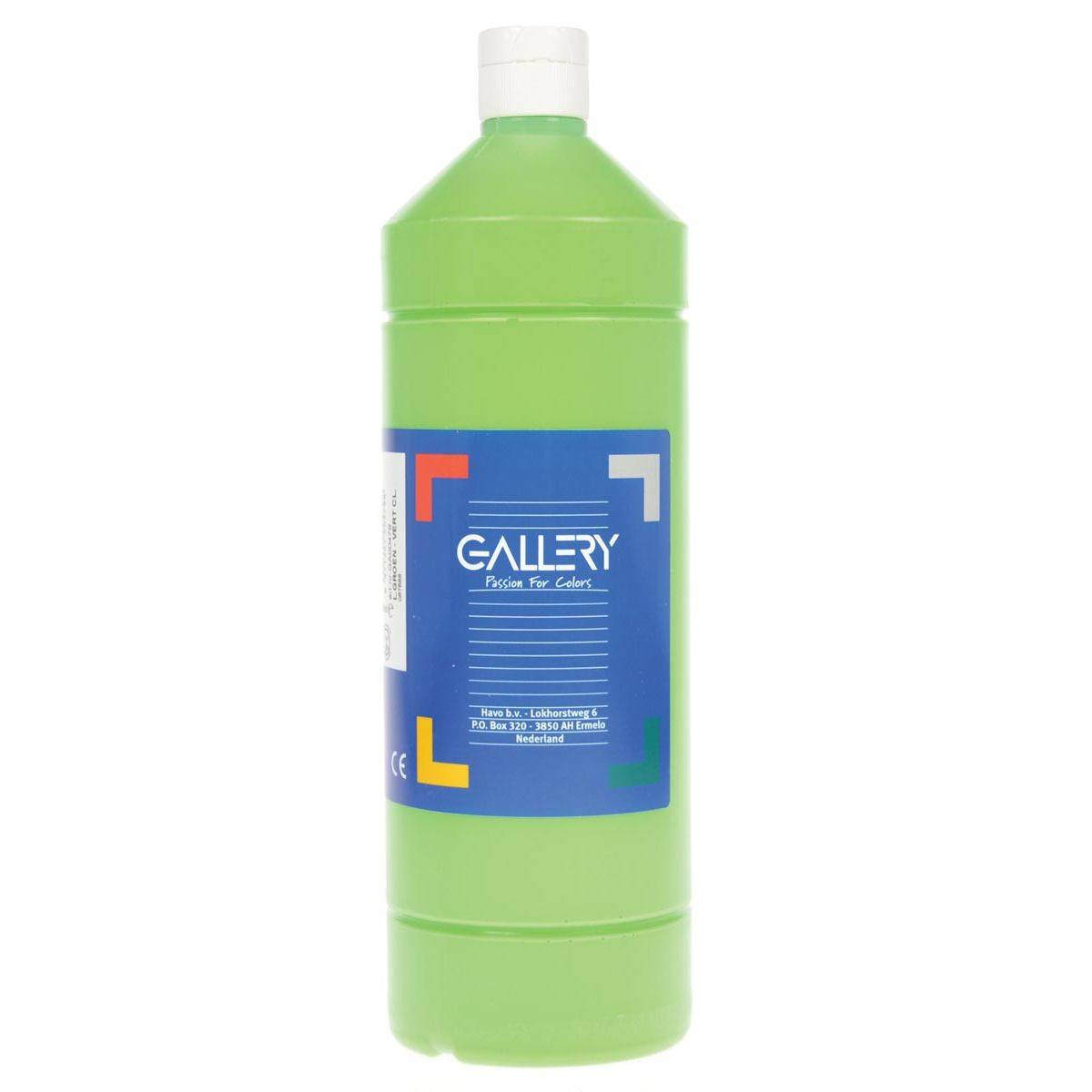 Gallery 5411401004798 Gallery - plakkaatverf, flacon van 1 l, lichtgroen-0