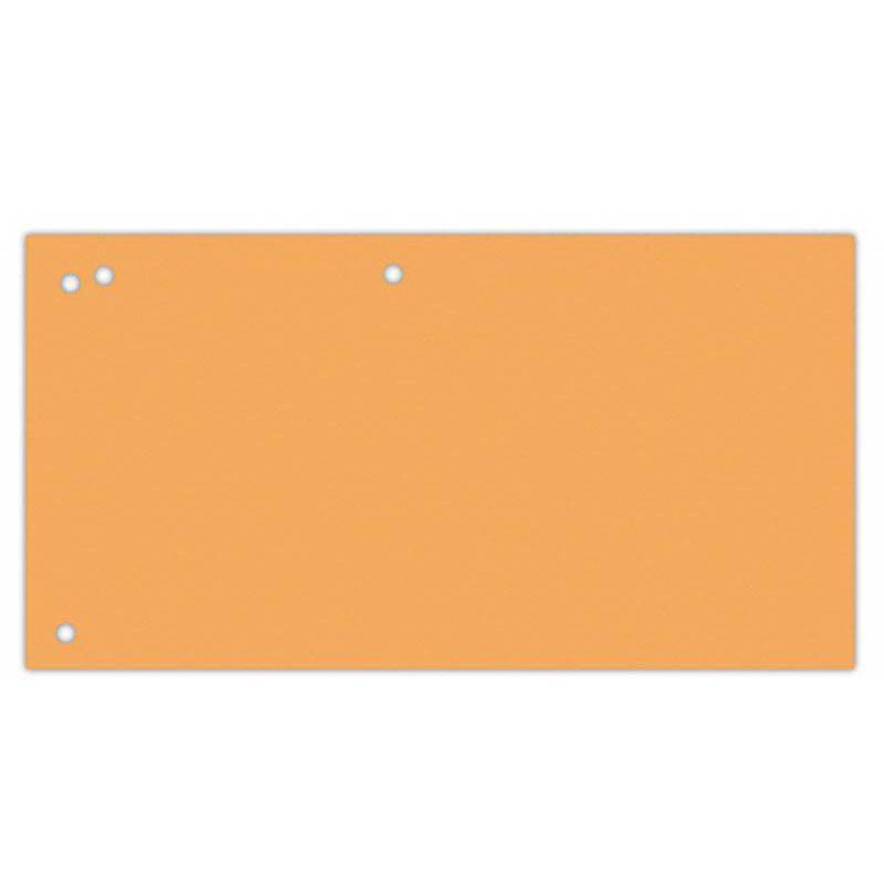 OFFICE products 5901503693254 OFFICE products - verdeelstroken, 240 x 105 mm, pak van 100 stuks, oranje-0