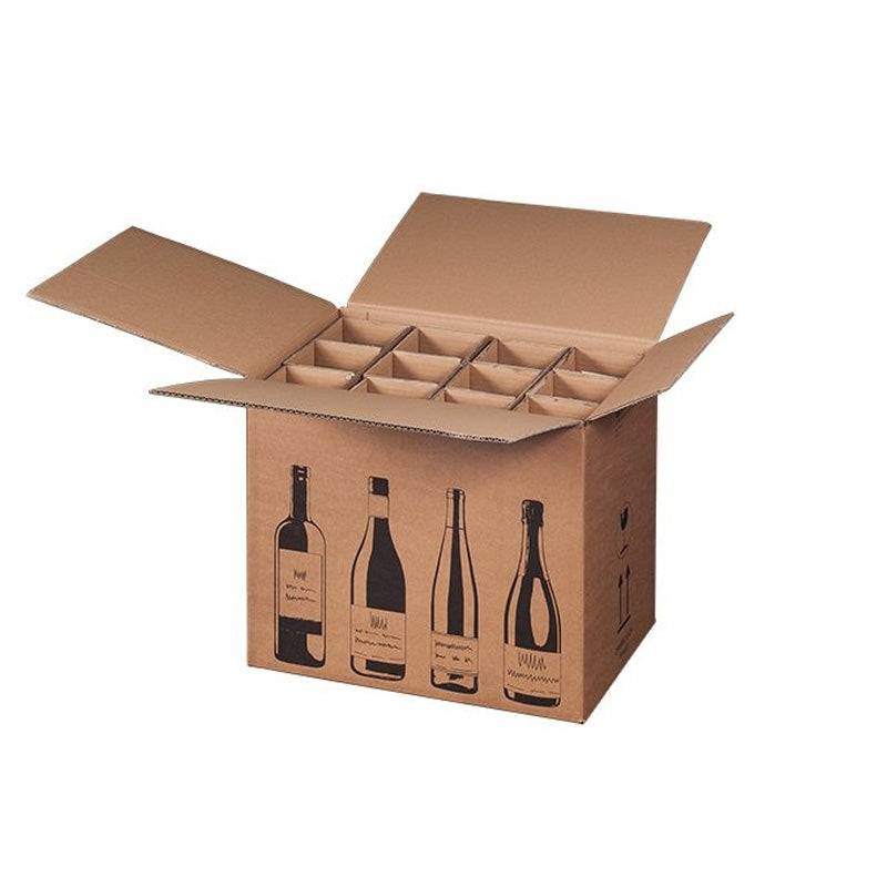 Flesverzenddoos voor 12 flessen 420 x 305 x 368 mm | 5 stuks-0