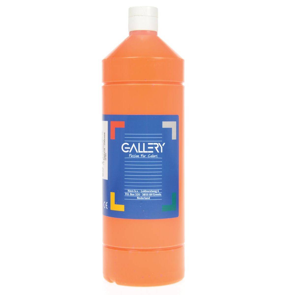 Gallery 5411401004736 Gallery - plakkaatverf, flacon van 1 l, oranje-0