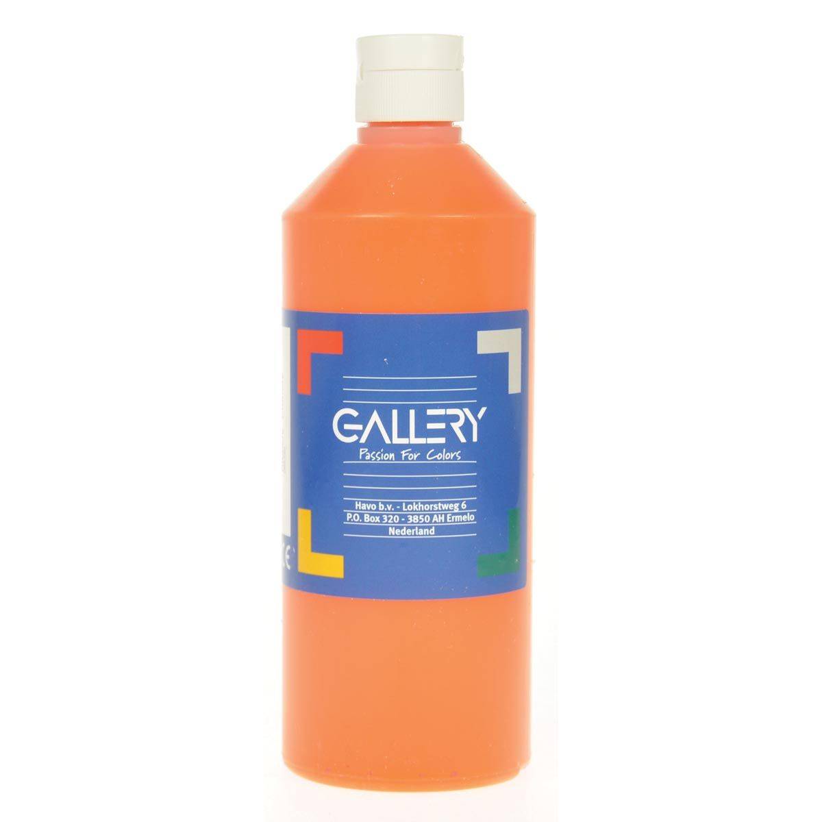 Gallery 5411401006488 Gallery - plakkaatverf, flacon van 500 ml, oranje-0
