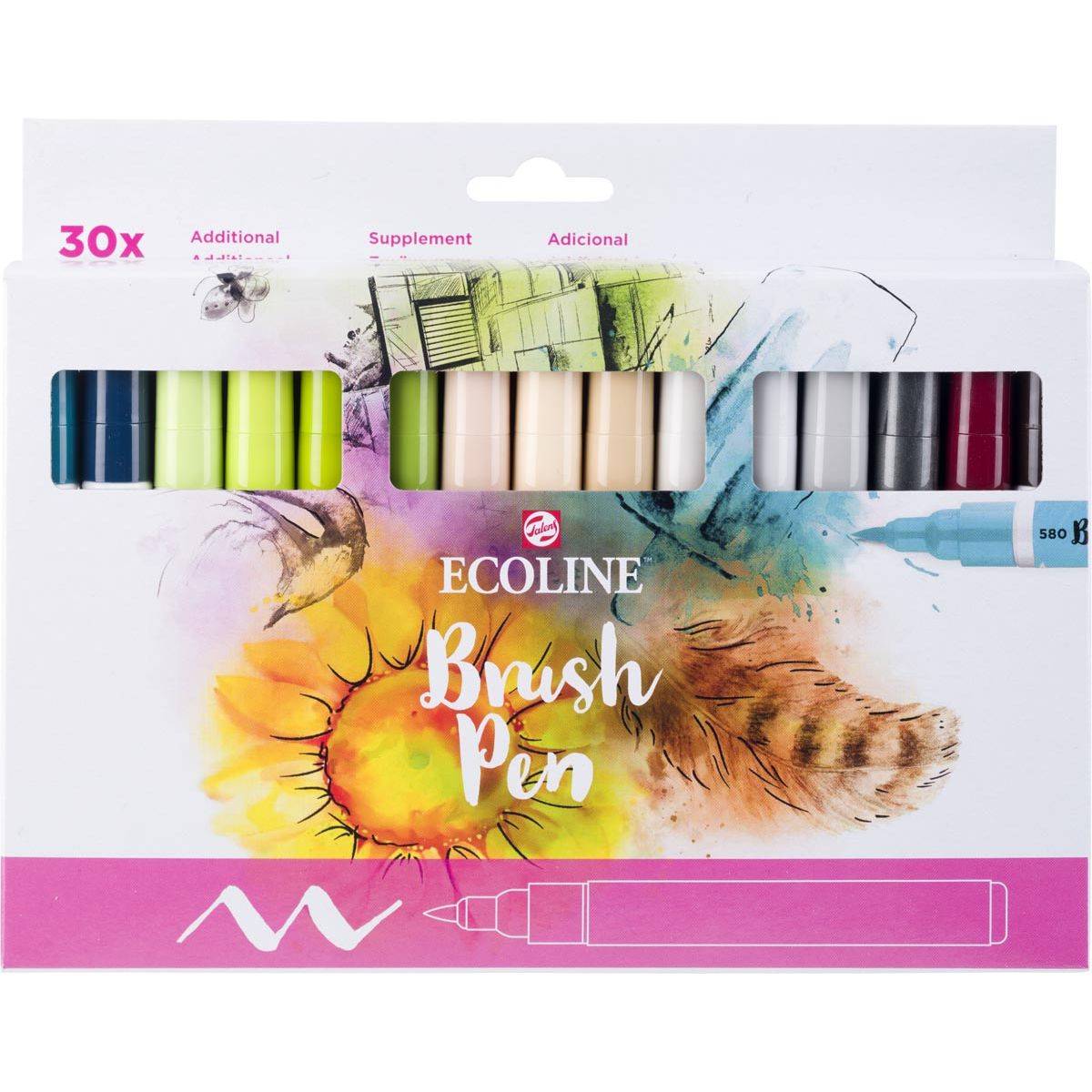Royal Talens 8712079519001 Talens - Ecoline Brush pen, etui van 30 stuks, set Additional-0