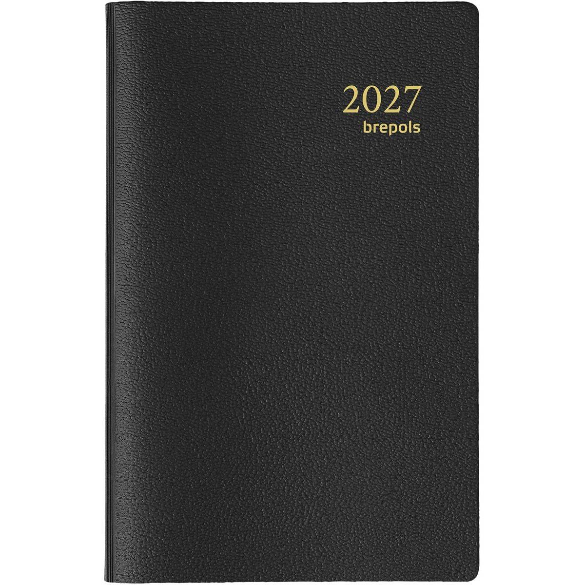 Brepols 5412303124379 Brepols - agenda Delta Genova 6-talig, zwart, 2027-0