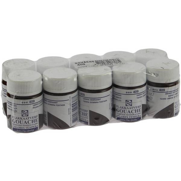 Royal Talens 8712079055387  Talens -  plakkaatverf Extra Fijn flacon van 16 ml, omber gebrand