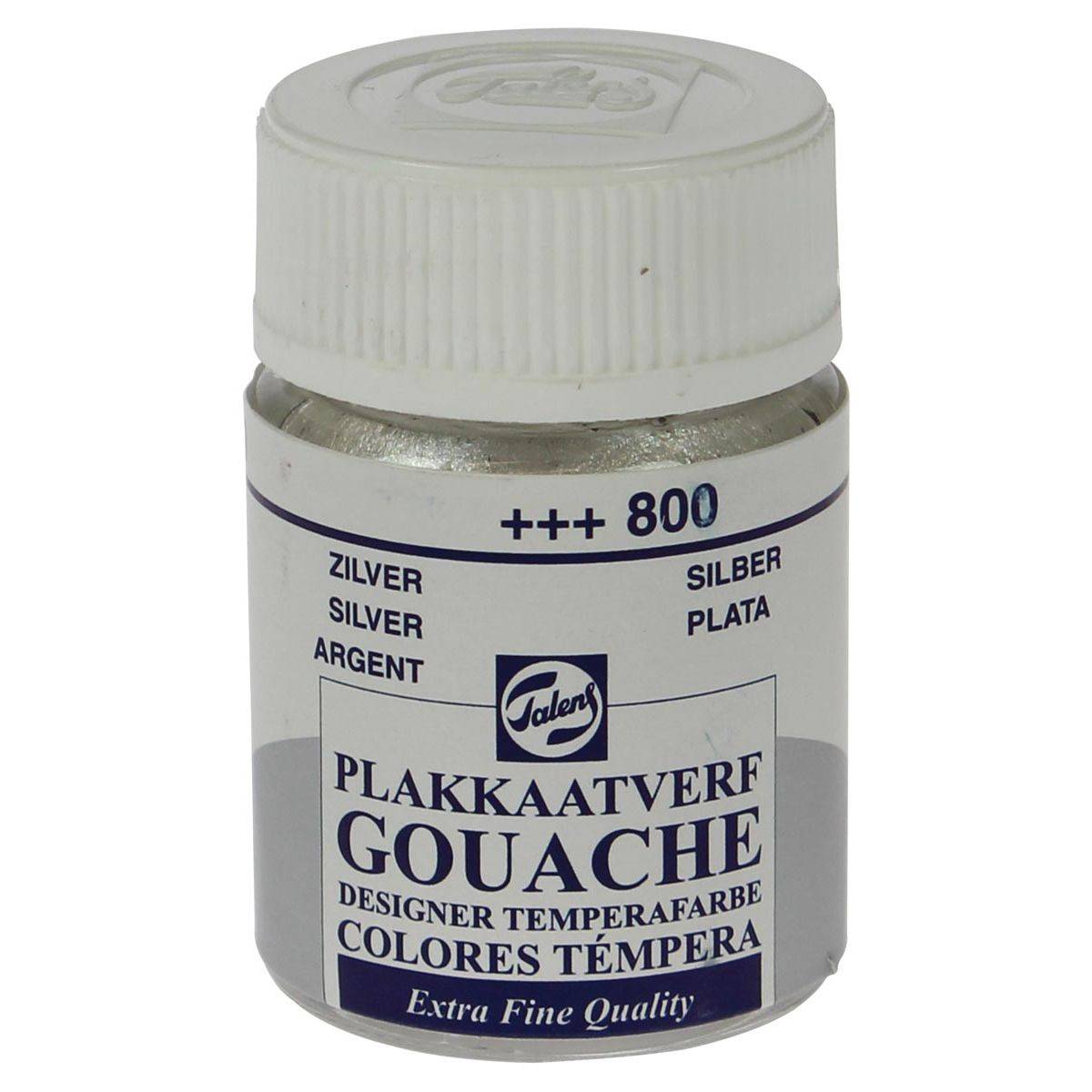 Royal Talens 8712079055622 Talens - plakkaatvef Extra Fijn flacon van 16 ml, zilver-0