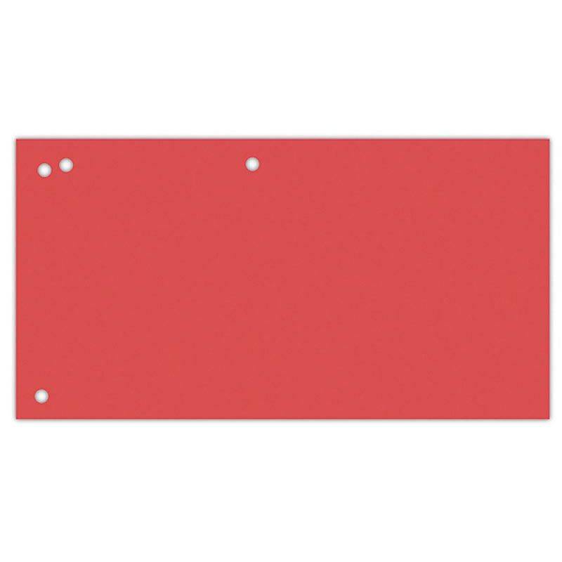 OFFICE products 5901503693100 OFFICE products - verdeelstroken, 240 x 105 mm, pak van 100 stuks, rood-0