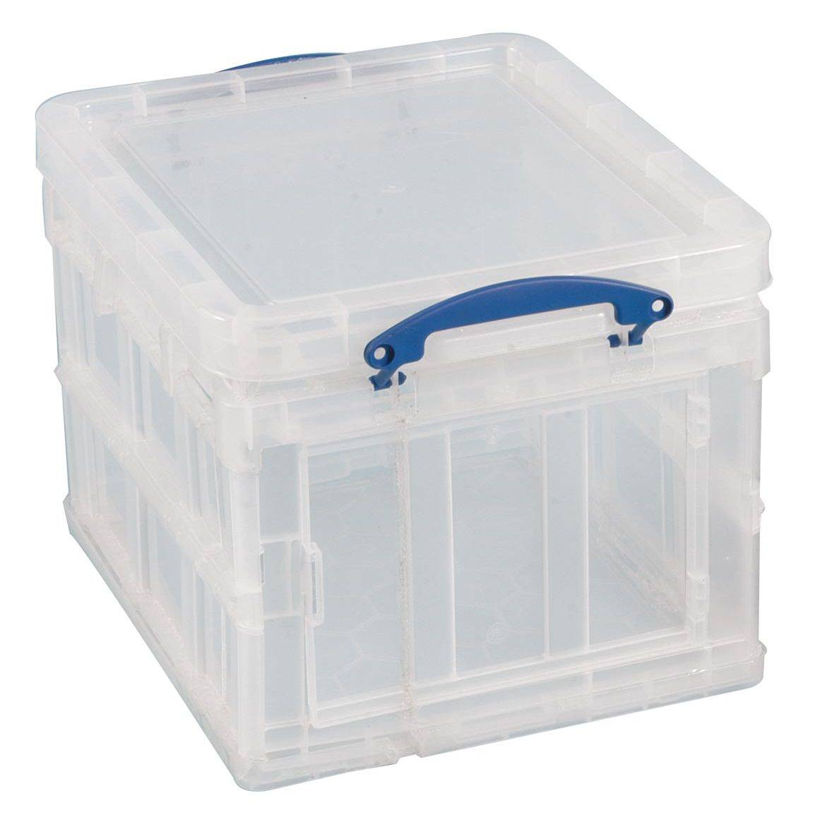 Really Useful Box 5060024801569 Really Useful Box - Box opbergdoos 35 liter opvouwbaar, transparant-0