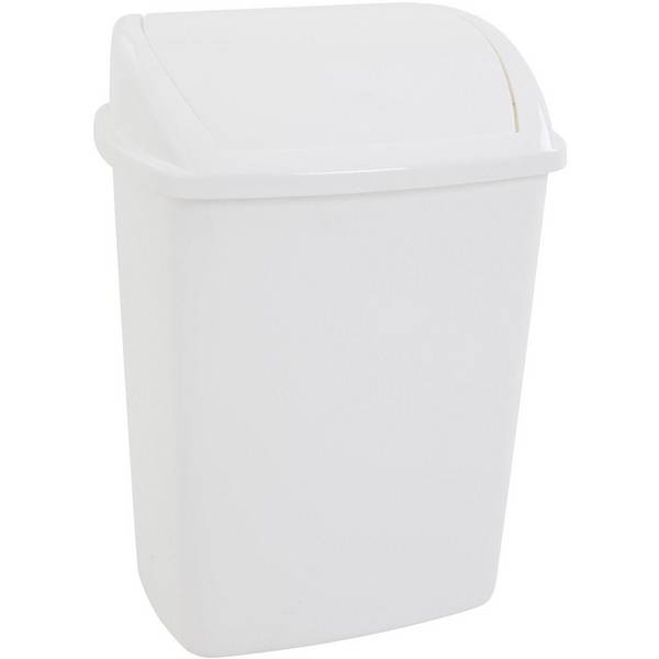 Vepa Bins 8690462008427  Vepa Bins -  Vuilbak met swing deksel, 26 l, wit