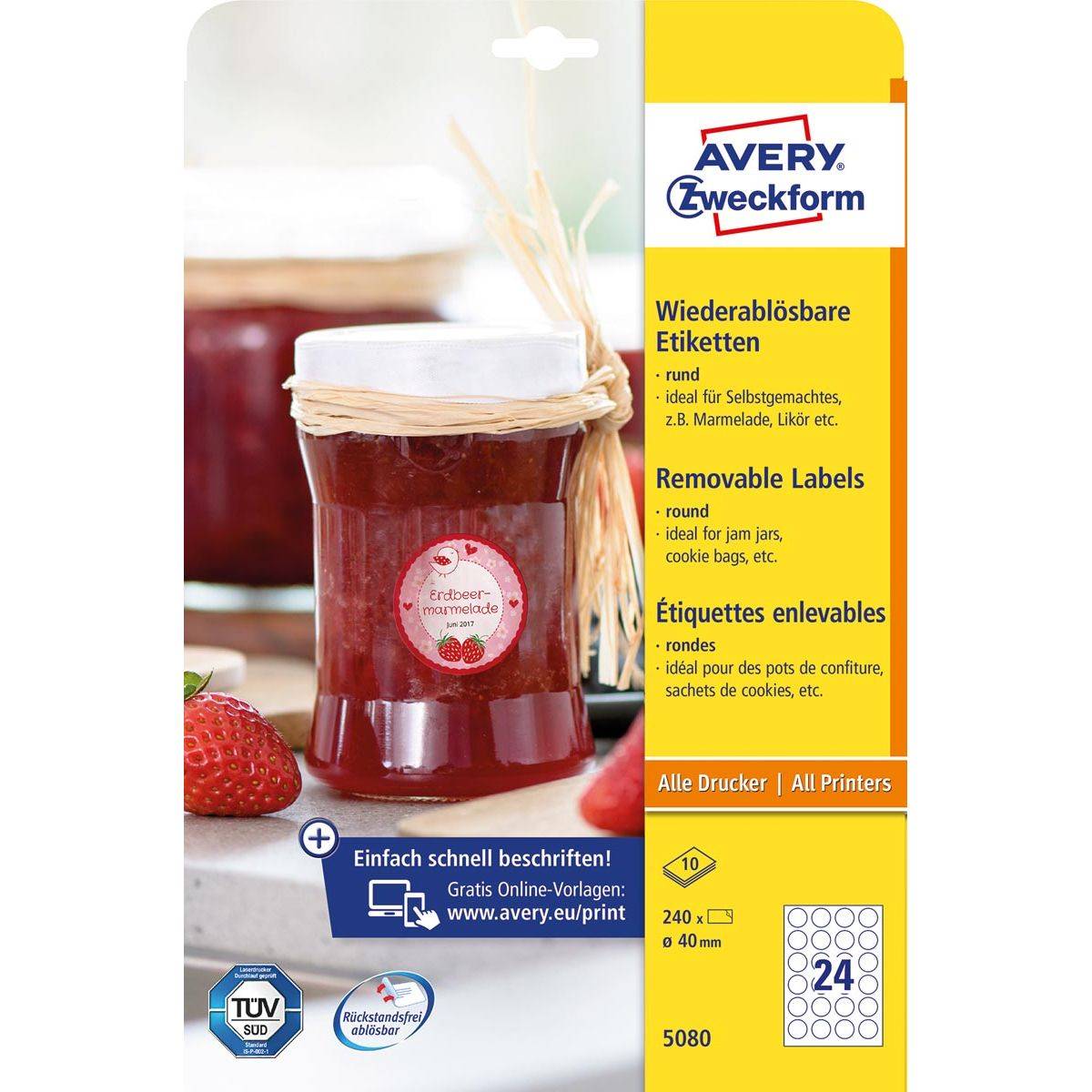 Avery-Zweckform 4004182050804-0
