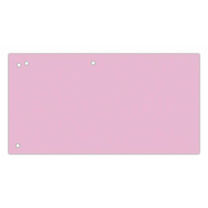 OFFICE products 5901503693315 OFFICE products - verdeelstroken, 240 x 105 mm, pak van 100 stuks, roze-0