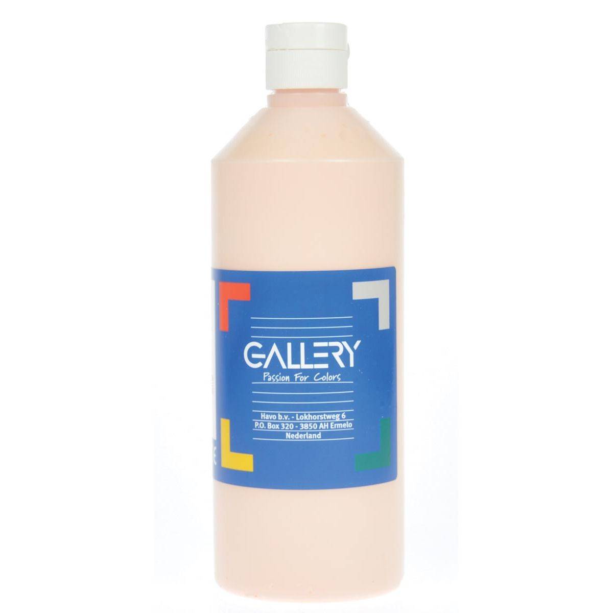 Gallery 5411401006624 Gallery - plakkaatverf, flacon van 500 ml, huidskleur-0