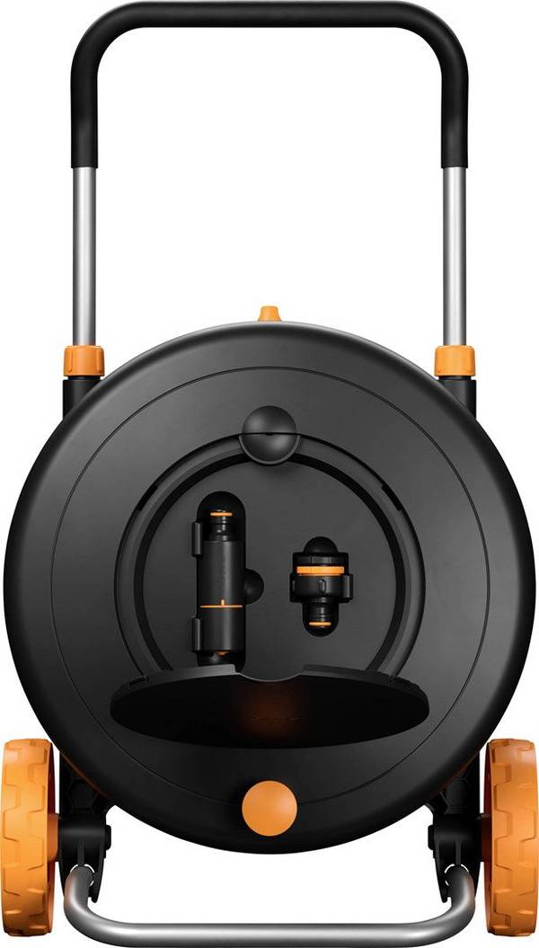 Fiskars Comfort Waterwheel Tuinslangwagen 13 mm x 21,5 m Zwart/Oranje