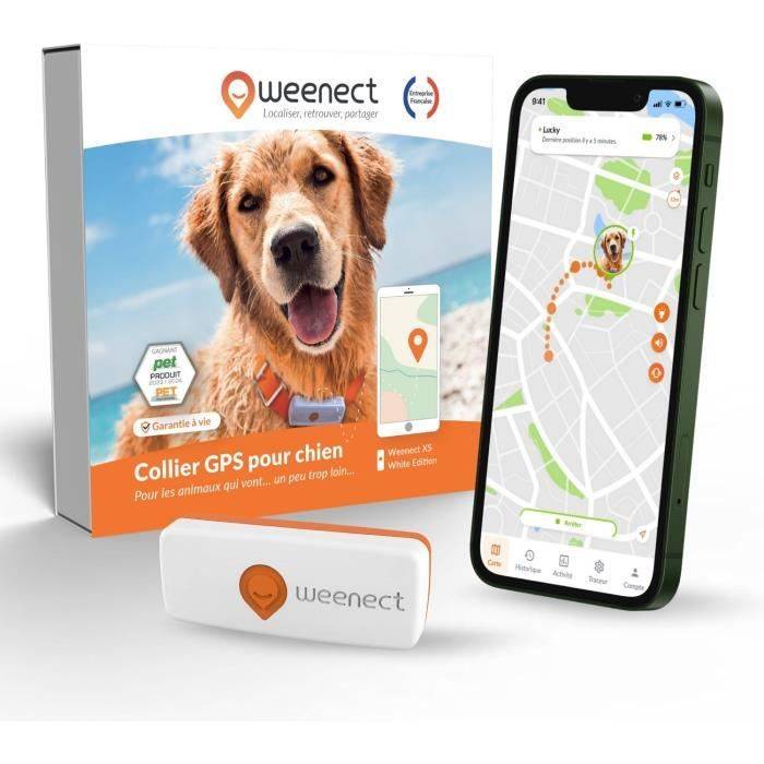 Weenect XS GPS Tracker voor Honden - Witte Editie 2023-0